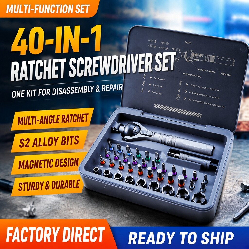 40-in-1 Ratchet Screwdriver Kit
