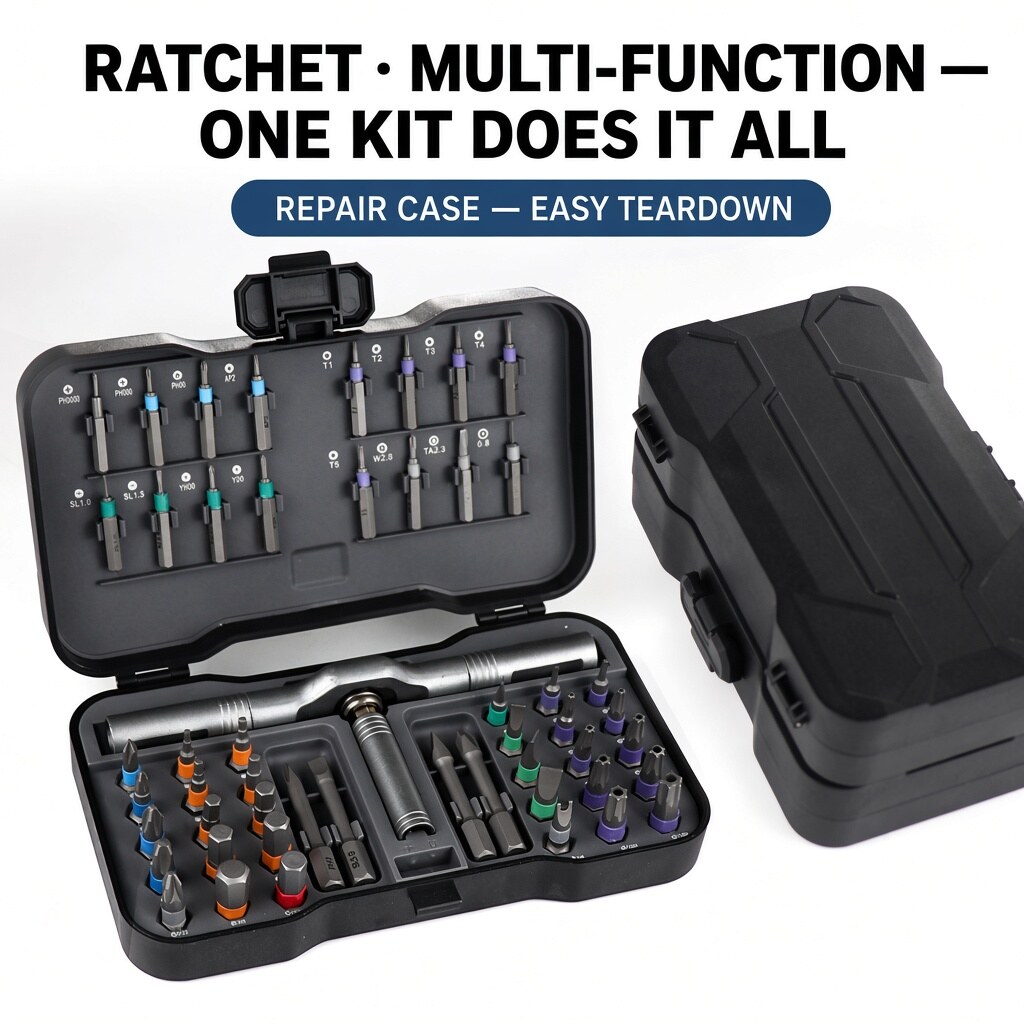 50-in-1 Ratchet Screwdriver Kit