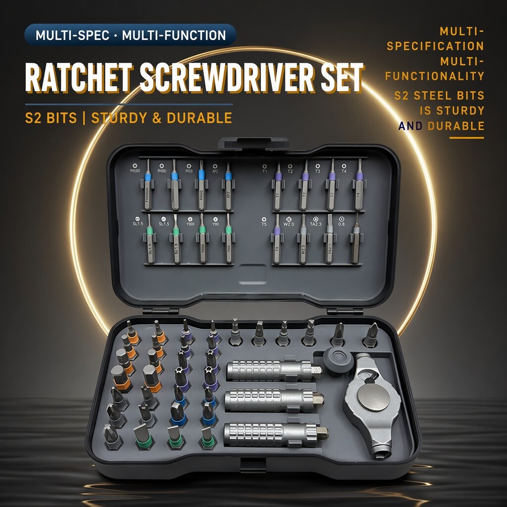 55-in-1 Ratchet Screwdriver Kit