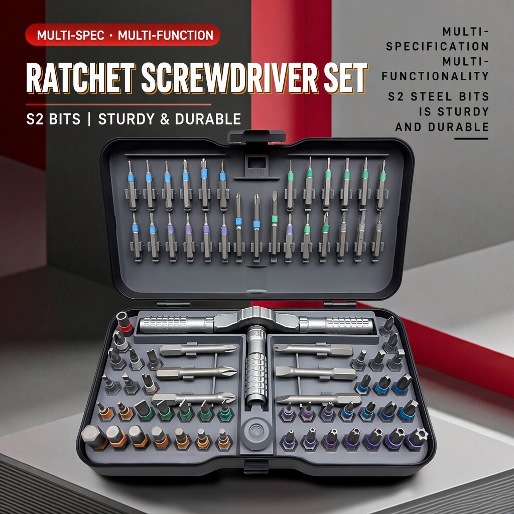 79-in-1 Ratchet Screwdriver Kit