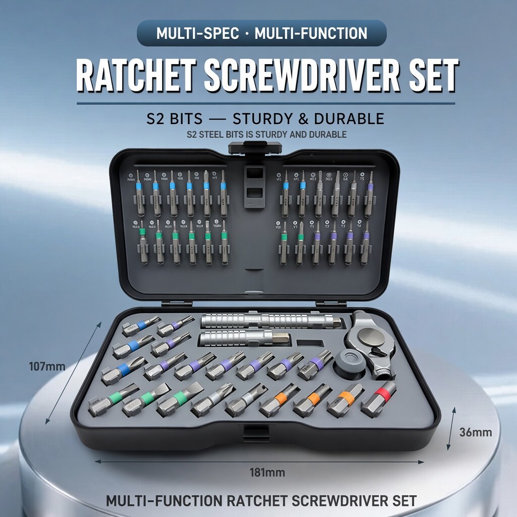 49-in-1 Ratchet Screwdriver Kit